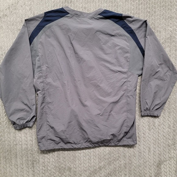 Nike Storm Fit Golf Pullover Mens Size Large Gray Blue Long Sleeve Windbreaker - Picture 12 of 13